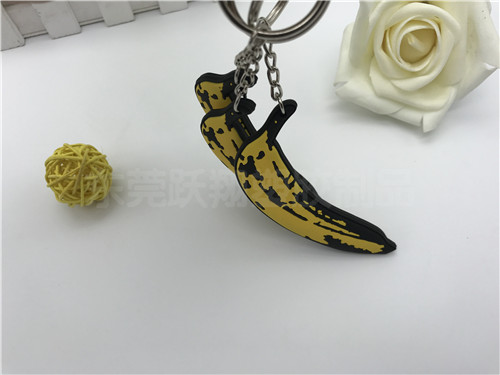 PVC合模钥匙扣－立体香蕉3